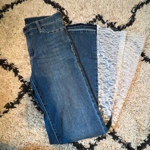 homemade lace bell bottoms